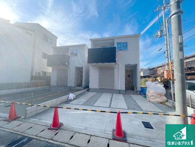 京都市伏見区向島庚申町　第2期　新築一戸建ての外観|現在建築中！落ち着いた街並みで新生活を始めることが出来そう！周辺の物件も併せてご紹介させて頂きます！