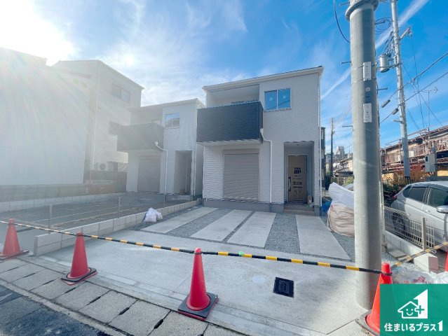 京都市伏見区向島庚申町　第2期　新築一戸建ての外観|現在建築中！落ち着いた街並みで新生活を始めることが出来そう！周辺の物件も併せてご紹介させて頂きます！