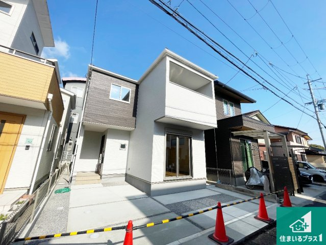 大津市皇子が丘　新築一戸建ての外観|安心の10年保証！外観を美しく保ち、雨水で汚れを落とします！気になることがありましたら、お気軽にお問い合わせください！
