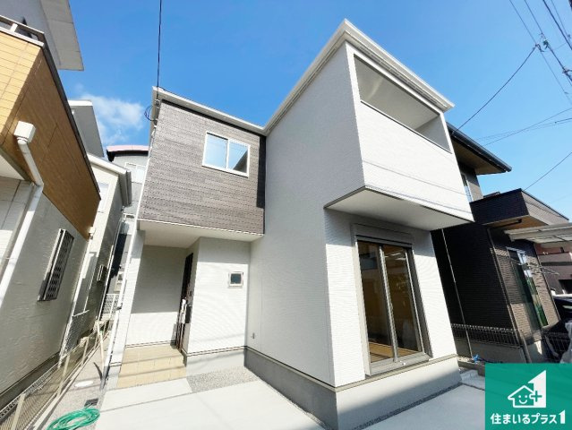 大津市皇子が丘　新築一戸建ての外観|安心の10年保証！外観を美しく保ち、雨水で汚れを落とします！気になることがありましたら、お気軽にお問い合わせください！