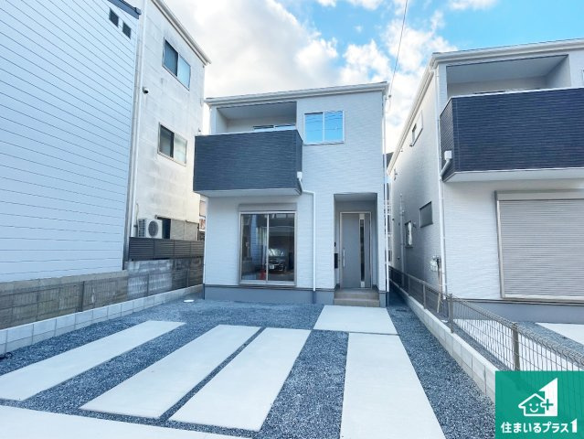 京都市伏見区向島庚申町　第2期　新築一戸建ての外観|お客様に長く安心して住んでいだだける事にこだわった家づくり！住んでからのアフターサービスにもしっかりと取り組んでいます！