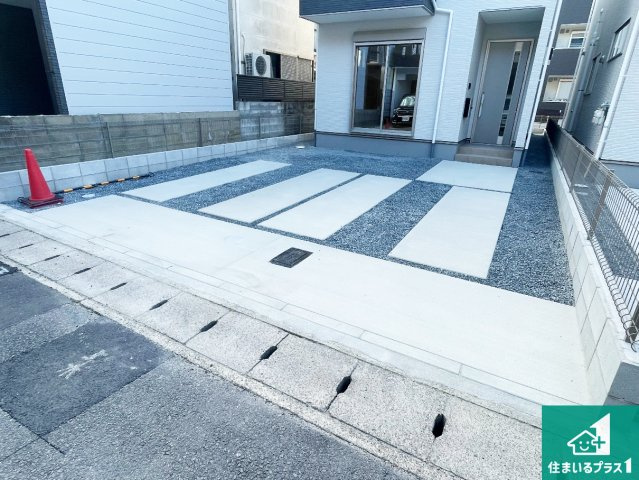 京都市伏見区向島庚申町　第2期　新築一戸建ての駐車場|駐車スペース！散水栓があるので、こまめに愛車を洗えます！