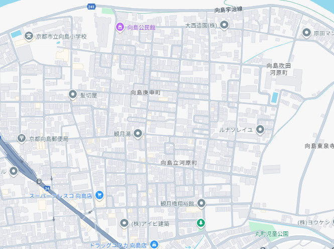 京都市伏見区向島庚申町　第2期　新築一戸建ての地図