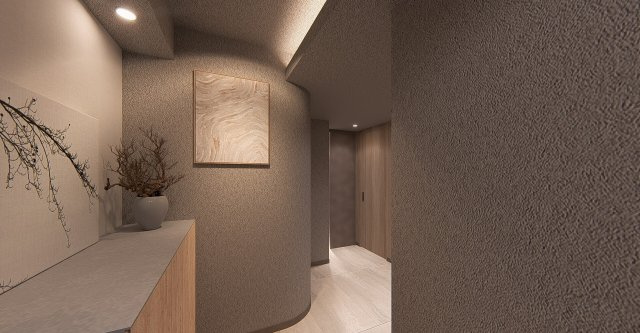 ザ・ウエストミンスター南平台の玄関