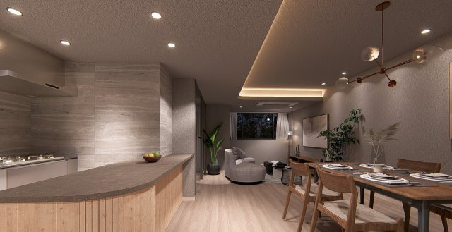 ザ・ウエストミンスター南平台の居間・リビング