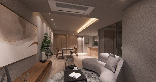 ザ・ウエストミンスター南平台の居間・リビング