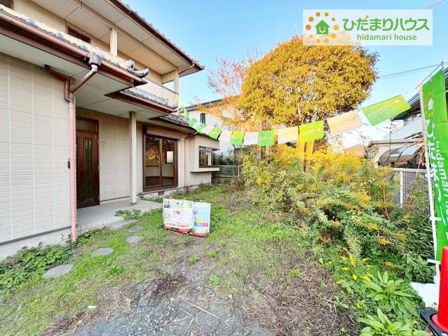 ひたちなか市大字市毛　中古戸建の庭|お庭に緑を増やすと空間温度を下げることができるので、家に入り込む風も涼しくなります。