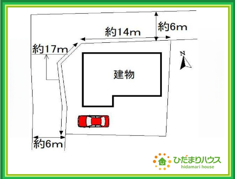 ひたちなか市大字市毛　中古戸建の区画図|ショッピング施設が充実した利便性のよい立地です♪