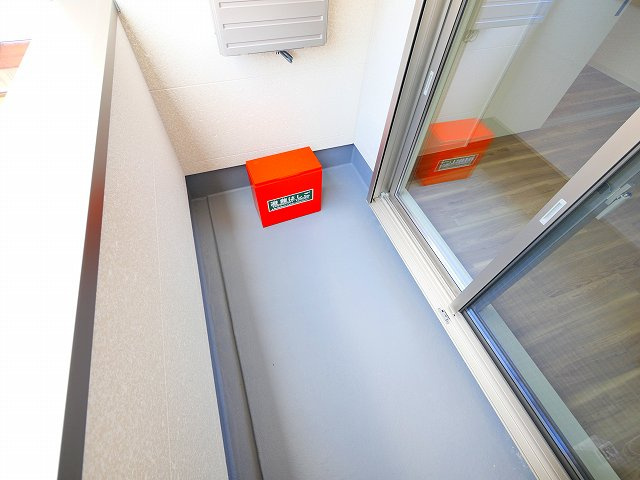 ジーメゾン郡山リアンのバルコニー