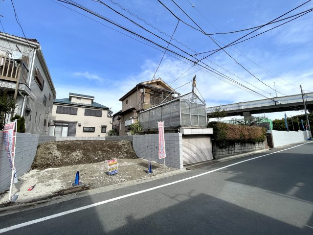 板橋区三園1丁目　土地37坪×新築戸建　限定1棟の前面道路含む現地写真|2026年2月撮影