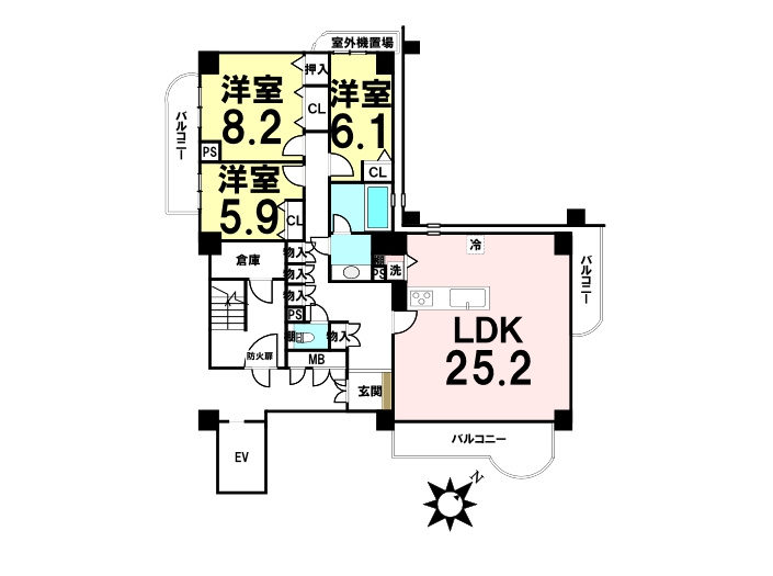 A.CITYタワーズウエスト・ウイング棟