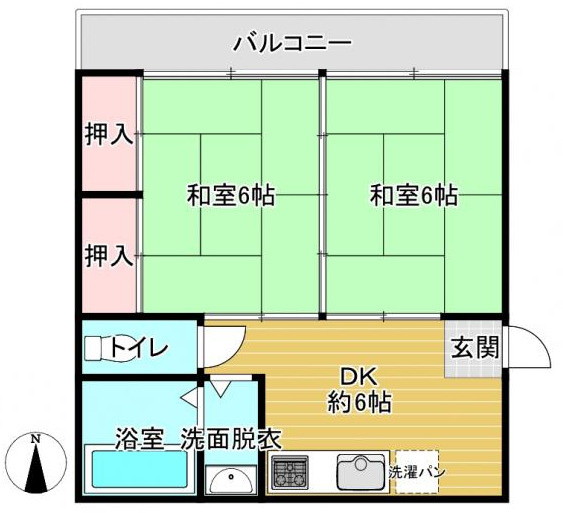 【間取り】 | S52096-ﾊﾟﾚｽﾃｰﾄ日生熊野