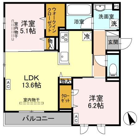 Wisteria寺家の間取り