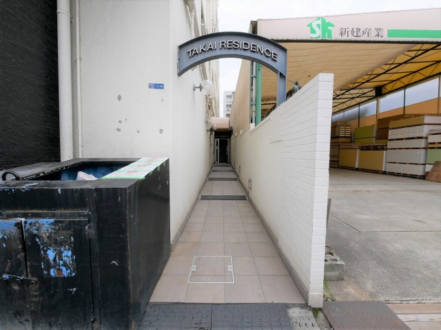 タカイレジデンスのエントランス