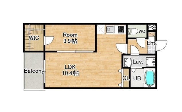 ジーメゾン郡山リアンの間取り
