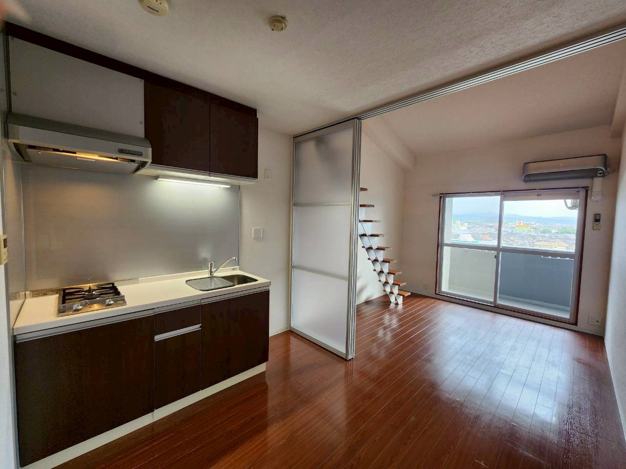 エグゼK&KⅠの内装|日当たりのよい南向きの1DK