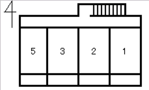 リブレ常盤の区画図
