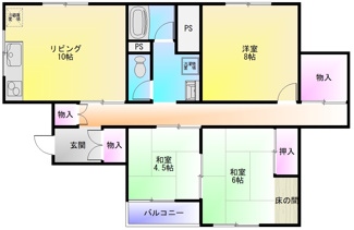 【間取り】 | 第二藤幸マンション