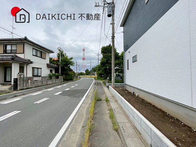 【前面道路含む現地写真】 | 吉見町東野第20　CRADLE GARDEN　新築戸建　全3棟　1号棟