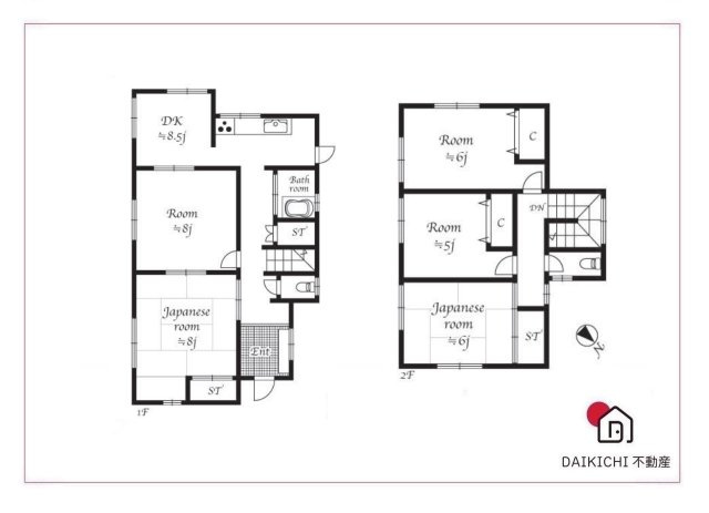 【間取り】 | 比企郡小川町東小川　中古戸建
