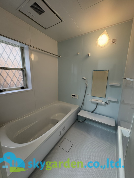 藤沢市円行1丁目　中古戸建の浴室|1坪タイプの大きなお風呂