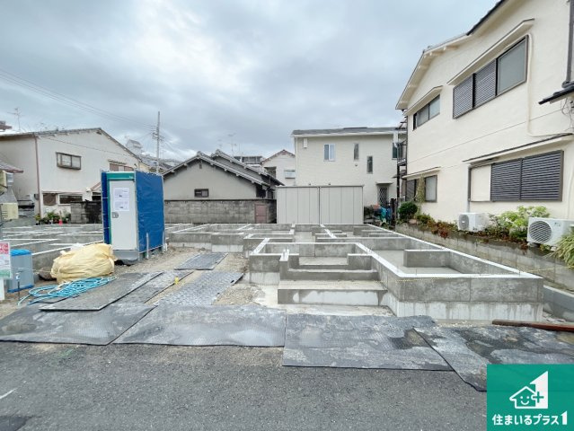 藤井寺市林　新築一戸建ての外観|現在の進捗状況です！順調に作業進行中、完成が待ち遠しいです！詳細の間取り等、お気軽にお問い合わせください！