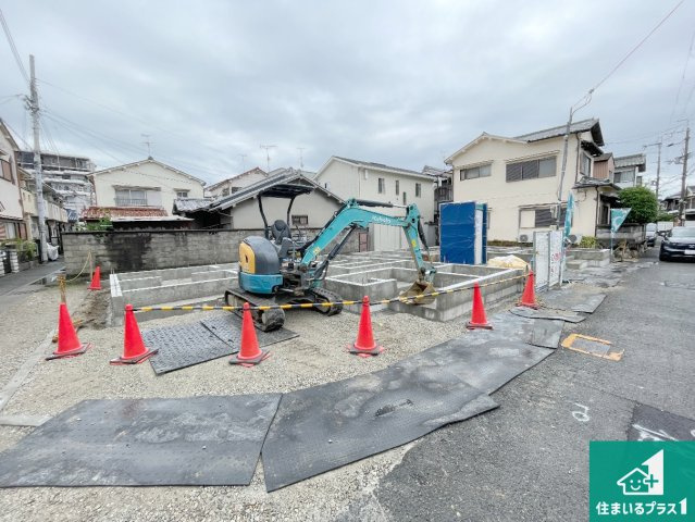 藤井寺市林　新築一戸建ての外観|現在建築中！落ち着いた街並みで新生活を始めることが出来そう！周辺の物件も併せてご紹介させて頂きます！