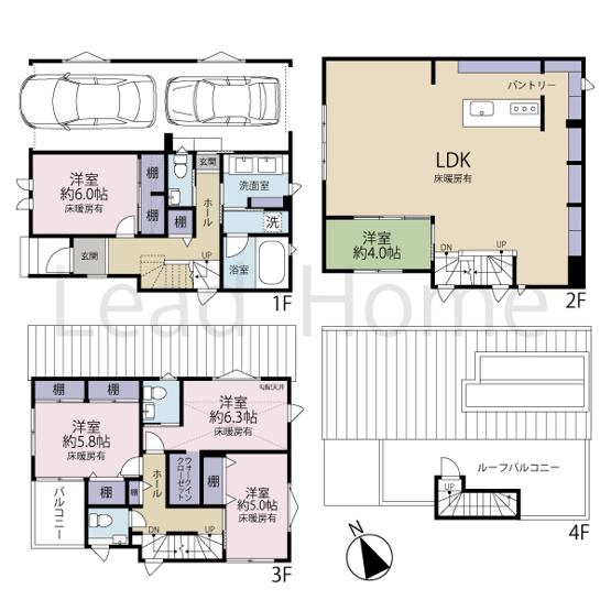 【間取り】 | 渋谷区広尾2丁目