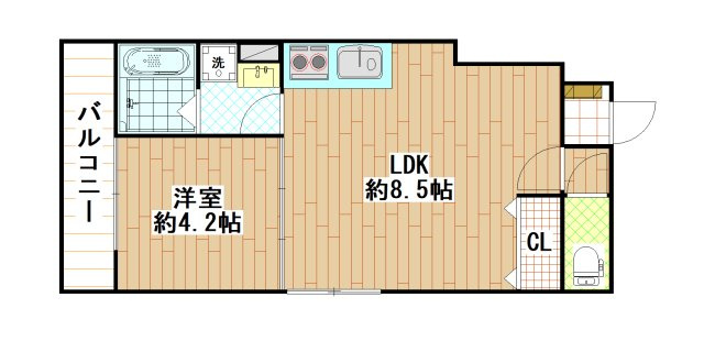 D porta clairの間取り