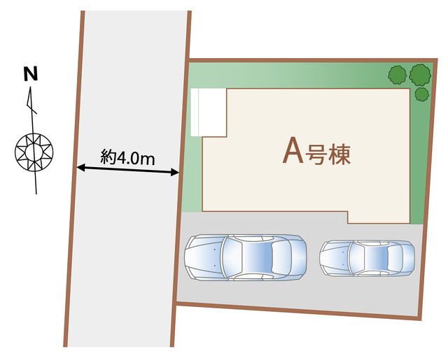 【Heartfull Town】小平市小川町１丁目の区画図