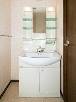 【独立洗面台】 | プラザハイツ二ツ屋E | 洗髪洗面化粧台