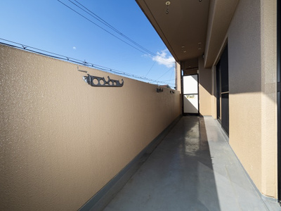 【バルコニー】 | プラザハイツ二ツ屋E | 南面バルコニー