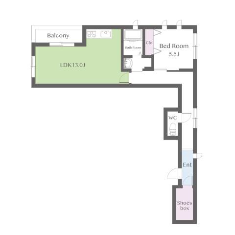 ジュヌパン用賀の間取り
