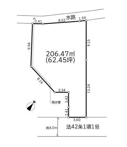 【土地図】 | 開放感のある、閑静な住宅街に位置しています。陽の光をたっぷりと浴びながら気持ち良く生活が出来ます。夢のマイホーム、夢ではなく実現出来ます！見学・ご相談等、お気軽にご連絡下さい。