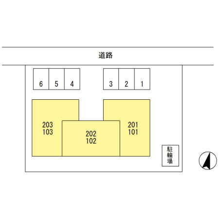 ポッポハートの区画図