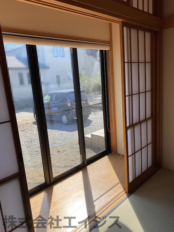 八代市妙見町中古戸建の玄関