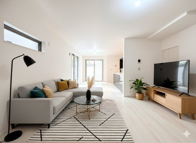 旭区善部町　新築戸建ての前面道路含む現地写真|◆前面道路も幅員があり車の運転も安心！前面道路は閑静な住宅地。車通りの少ない道路です。お子様にも安心です。
