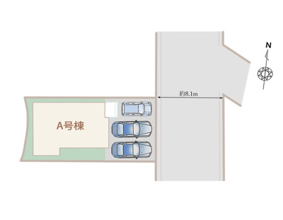 【区画図】 | 藤枝市天王町2丁目 6期 新築一戸建て | 区画図です