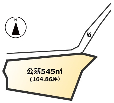 【土地図】 | 宗像市稲元3丁目土地