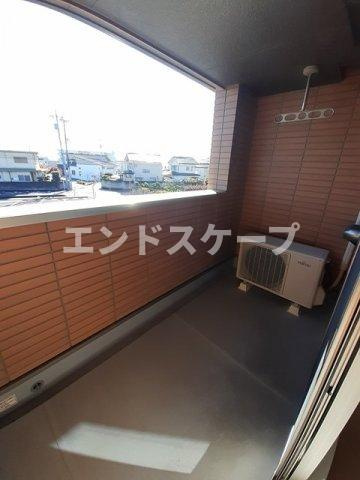 ラ・ルーチェ　棟高　Ⅰのバルコニー|高崎、前橋のお部屋探しはエンドスケープまで！お客様の理想お聞かせ下さい♪