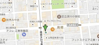 【地図】 | ドゥーエ清澄白河