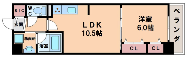 【間取り】 | グランセジュール大国町