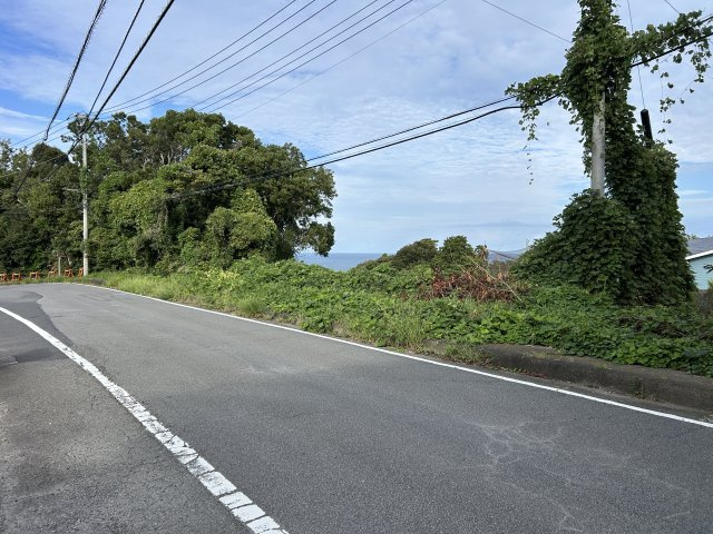 伊東市　富戸の外観|前面道路含む現地写真