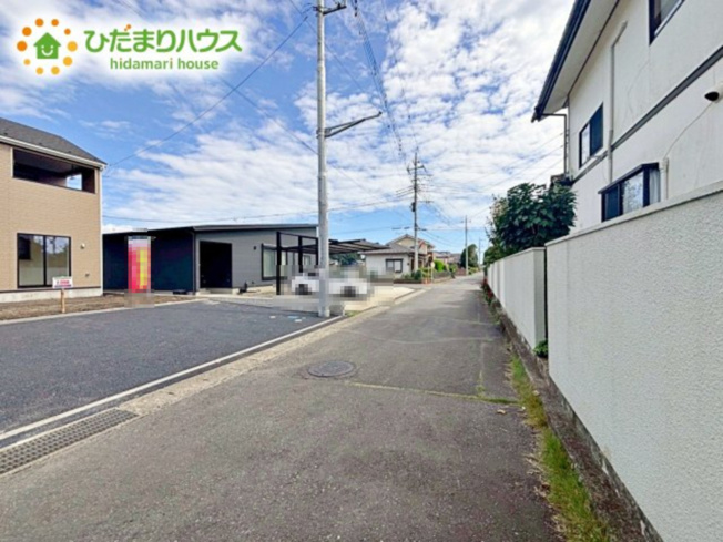 【前面道路含む現地写真】 | 那珂市瓜連第13　新築戸建　2号棟 | 閑静な住宅地で叶える静かな暮らし(^^)/