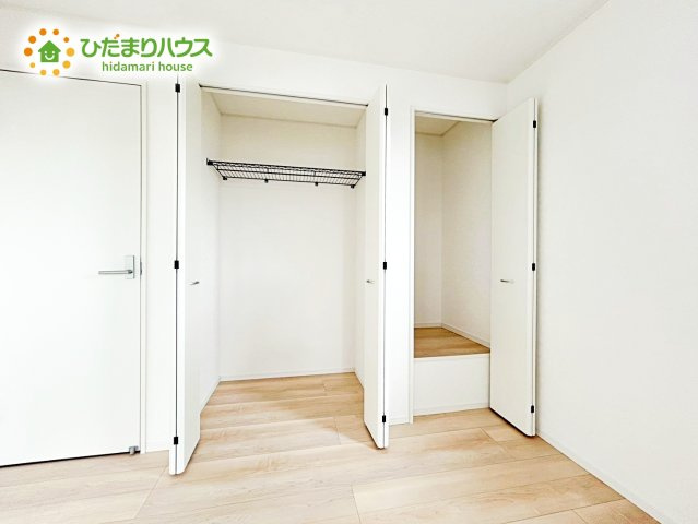 【収納】 | 那珂市瓜連第13　新築戸建　2号棟 | ハンガーパイプ付でお洋服の出し入れもラクラクです！