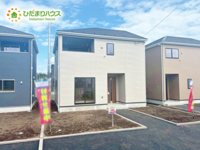 【外観】 | 那珂市瓜連第13　新築戸建　2号棟 | 是非一度、ご家族そろってご内覧ください♪