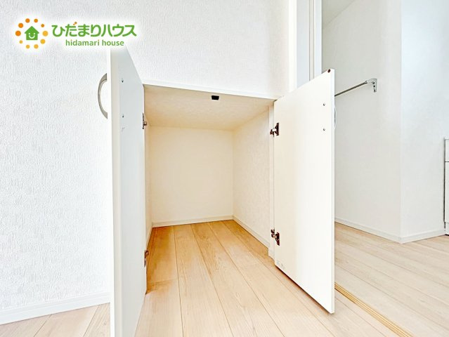【収納】 | 那珂市瓜連第13　新築戸建　3号棟 | 家族みんなで使える廊下収納です！