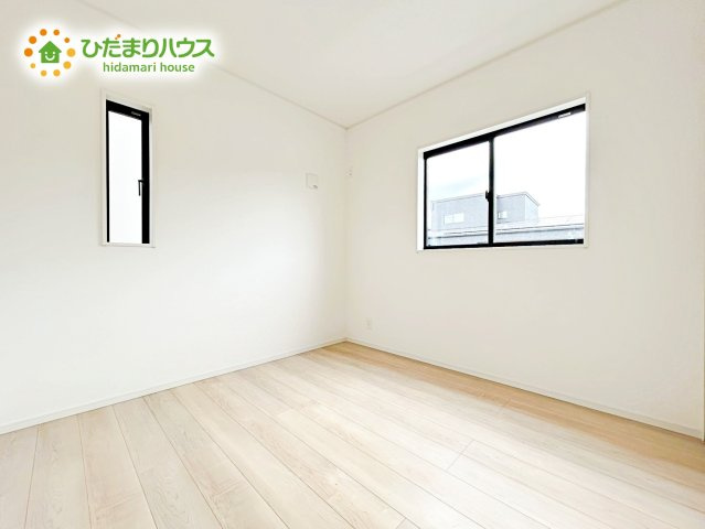 【洋室】 | 那珂市瓜連第13　新築戸建　3号棟 | 全居室フローリングですのでお掃除も楽々です☆