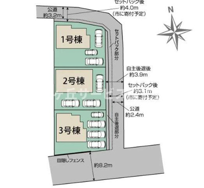 【区画図】 | 浜松市中央区馬郡町 新築一戸建て 1号棟 | 1号棟の区画図です