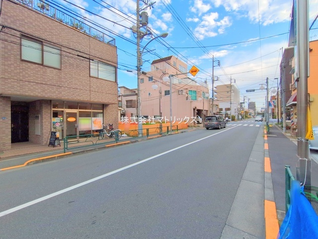 板橋区常盤台3丁目　土地37坪×建築条件なし　限定1区画の前面道路含む現地写真